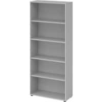 Hammerbacher Matrix Gemelamineerde spaanplaat Archiefkast 4 Planken 800 x 330 x 1.880 mm Grijs