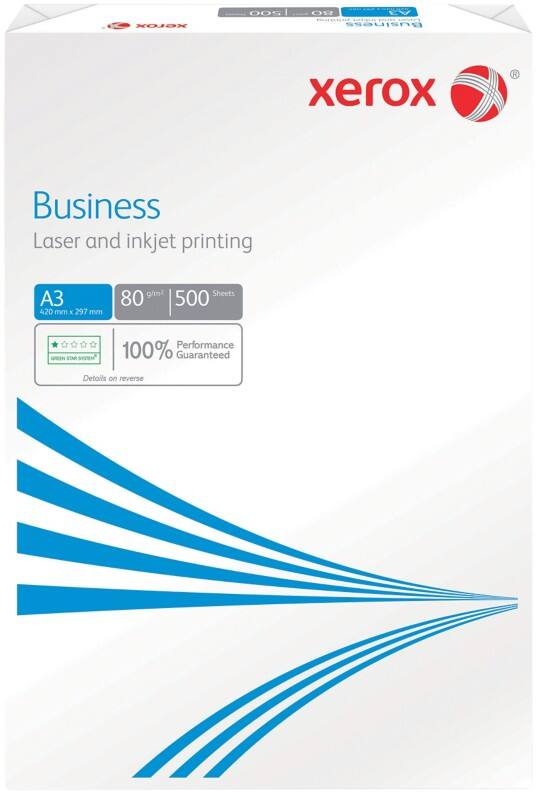 Xerox Business A3 Kopieerpapier Wit 80 g/m² Mat 500 Vellen