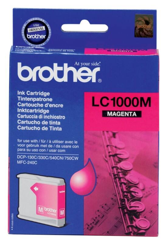 Brother LC1000M Origineel Inktcartridge Magenta