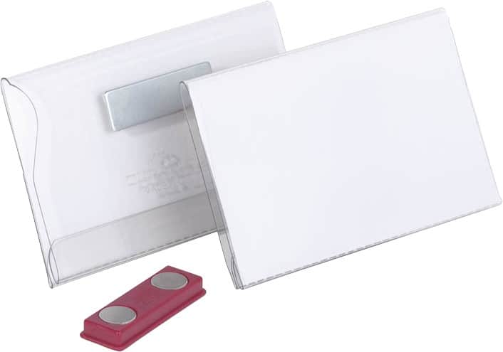 DURABLE Naambadge Magneet 811719 54 x 90 cm Pak van 25 stuks