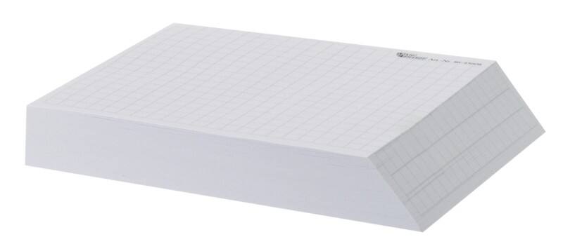 König & Ebhardt Geruit Notitieblok 98 x 20 mm Wit 170 Vellen