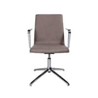 Topstar Bezoekersstoel Stof Vaste armleuning Bruin 110 kg Sitness Cube