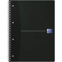 OXFORD Office Essentials A4+ Collegeblok Zwart Kartonnen kaft Gelinieerd 70 vellen