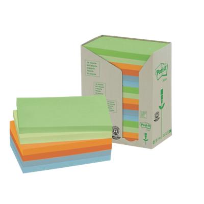 Post-it Sticky Notes 127 x 76 mm Kleurenassortiment 16 Stuks à 100 Vellen