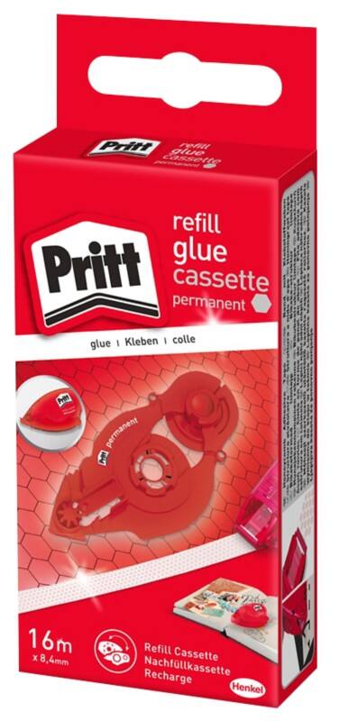 Pritt Lijmroller navulling Navulbaar Permanent 0,84 cm 2111973 Rood 16 m