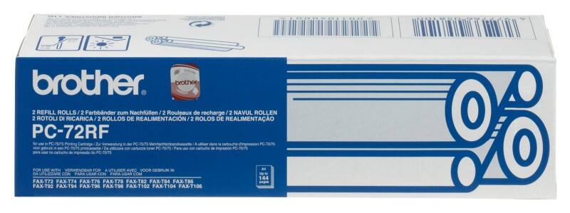 Brother PC72RF Donorrol Zwart 2 Stuks
