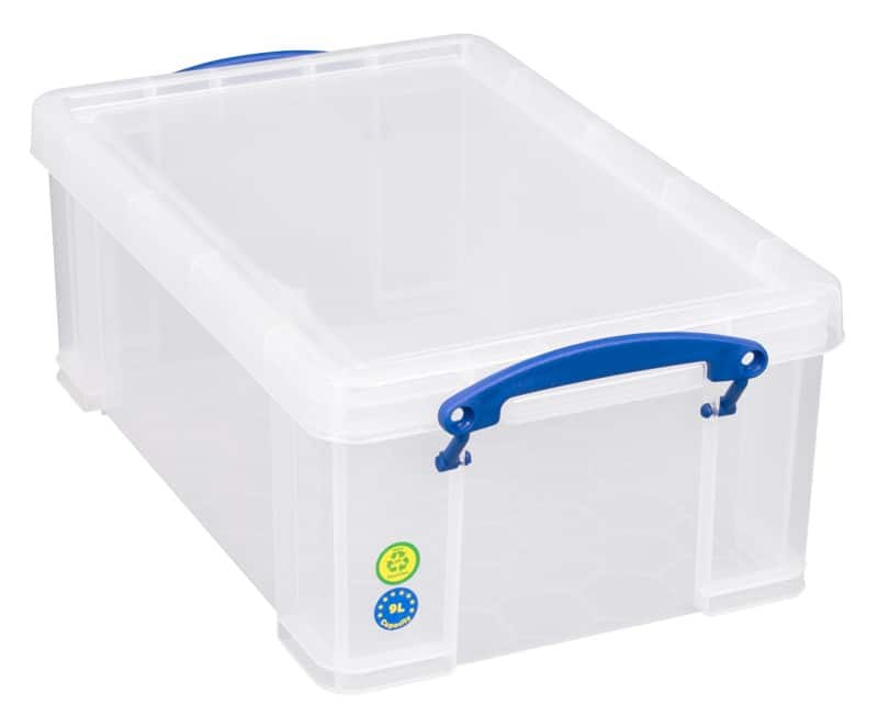 Really Useful Box Kunststof Magazijnbak 9 l Transparant 25,5 x 39,5 x 15,5 cm