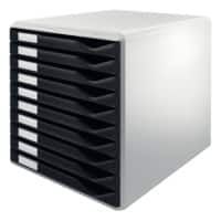 Leitz Ladenkastje 52810095 Polystyreen Zwart, grijs 28,5 x 35,5 x 29 cm