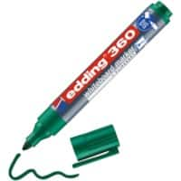 edding 360 Nee Whiteboard marker Groen Medium Ronde punt 1,5 - 3 mm