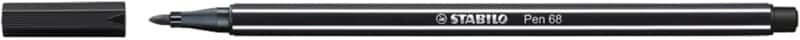 STABILO Pen 68 Viltstiften Ronde punt 1 mm Zwart