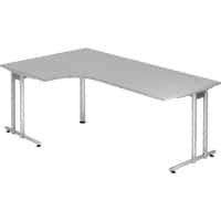 Hammerbacher Matrix Bureau Lichtgrijs 2.000 x 1.200 x 720 mm