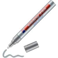 edding 750 Permanent Lakmarker Zilver Medium Ronde punt 2 - 4 mm  Waterbestendig