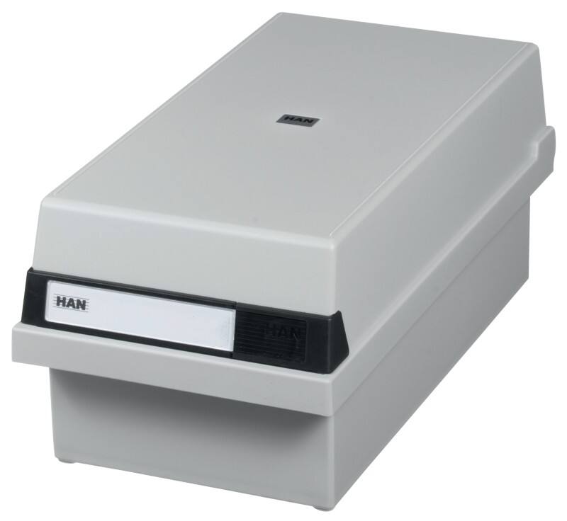 HAN 956-11 Kaartenbak Licht grijs A6 1300 Polystyreen 17,7 x 36 x 14 cm