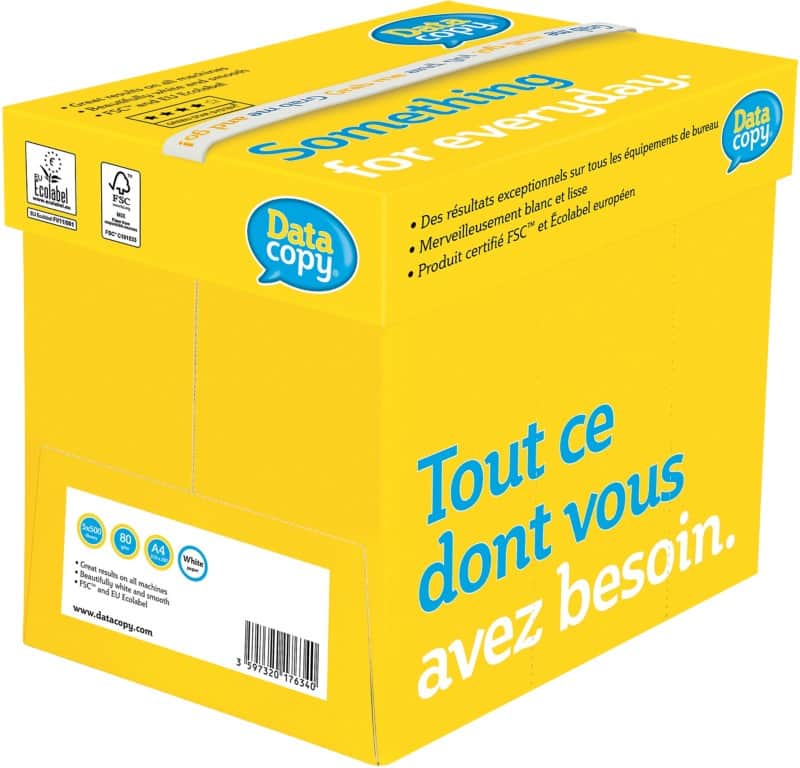 Data Copy Everyday A4 Kopieerpapier Wit 80 g/m² Glad 2500 Vellen