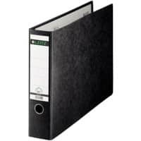 Leitz 180° Breed Ordner A3 80 mm Zwart 2 Ringen 1073 Hardboard Wolkenmarmer Liggend Gerecycled