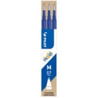 Pilot FriXion Ball Clicker Navulling voor rollerballpen 0,35 mm Medium Blauw 3 Stuks