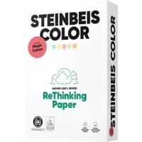 Steinbeis Magic Pastel A4 Gekleurd papier Pastelgeel Recycled 100% 80 g/m² Mat 500 Vellen