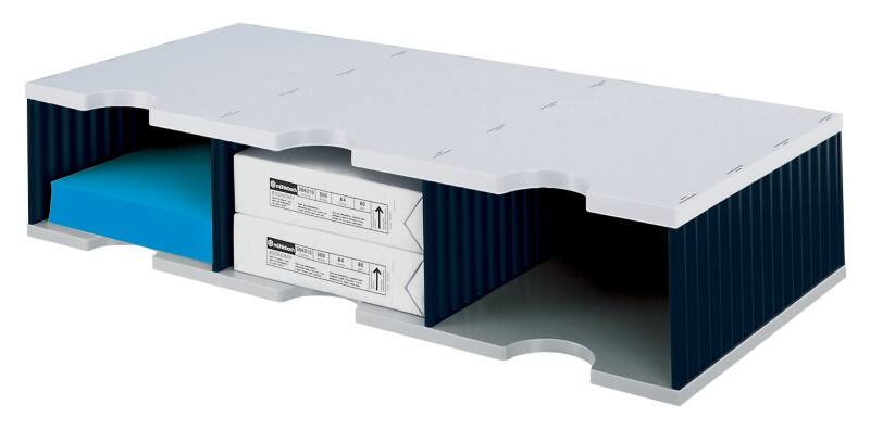 Styro 268-0321,98 Sorteerstation Grijs, zwart C4 Polystyreen 72,3 x 33,1 x 15,3 cm