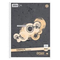 Ursus Style Schrijfblok A4 Geruit Spiraal gebonden Papier Geperforeerd  160 Pagina's