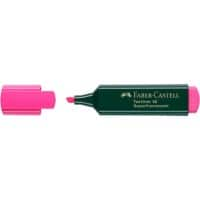 Faber-Castell Superfluorescent 48 Tekstmarker Roze Medium Beitelpunt 5 mm Navulbaar