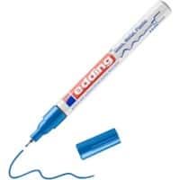 edding 780 Permanent Lakmarker Blauw Extra Fijn Naaldpunt  -    Waterbestendig
