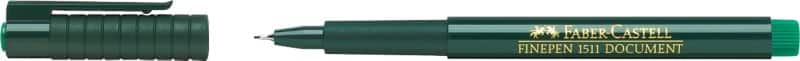 Faber-Castell Finepen Fineliner 0,4 mm Naaldpunt Groen 1511