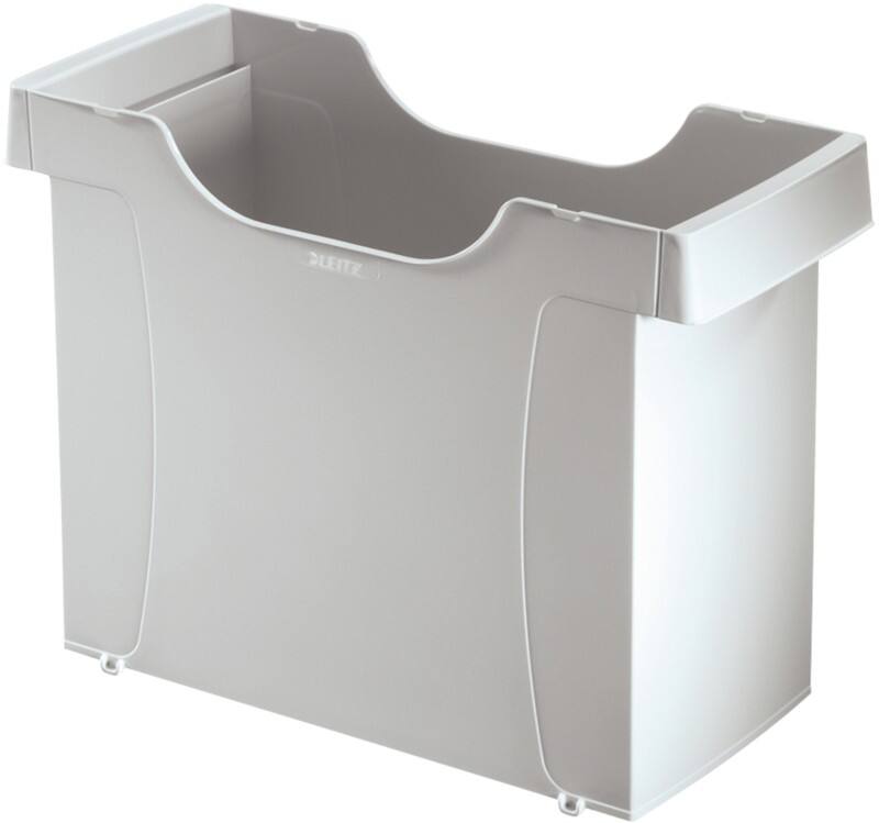 Leitz Plus Uni-Box Hangmappendoos A4 20 Mappen Kunststof Grijs 36,5 x 17 x 27,3 cm