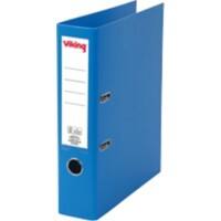 Viking Breed Ordner A4 75 mm Blauw 2 Ringen Karton, PP (Polypropeen) Mat Staand