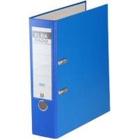 ELBA Rado Brilliant Breed Ordner A4 80 mm Blauw 2 Ringen 100022612 Karton, PP (Polypropeen)