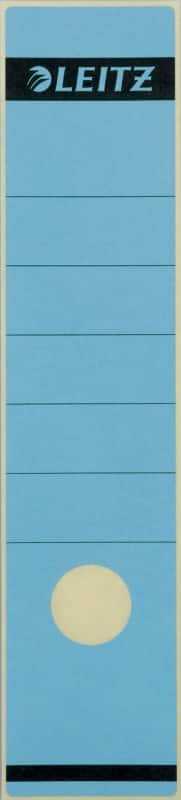 Leitz 1640-BL Zelfklevende rugetiketten A4 Blauw 10 Stuks 6,15 x 28,5 cm