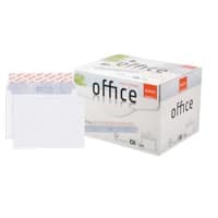 Elco Office Enveloppen Zonder Venster C6 162 (B) x 114 (H) mm Kleefstrip Wit 80 g/m² 200 Stuks