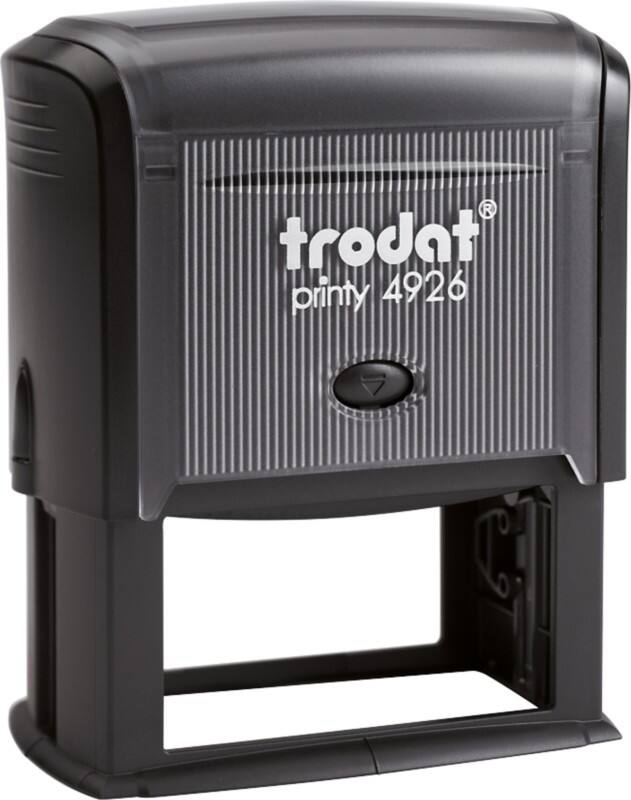 Trodat Printy 4926 zwart, afdrukgrootte 75 x 38 mm., max. 8 regels tekst