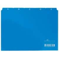 DURABLE 3650-06 Alfabetische tabbladindex Blauw A5 liggend Plastic 21 x 14,8 cm 25 Stuks