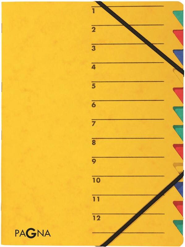 PAGNA Sorteermap 24131-03 Karton A4 Geel