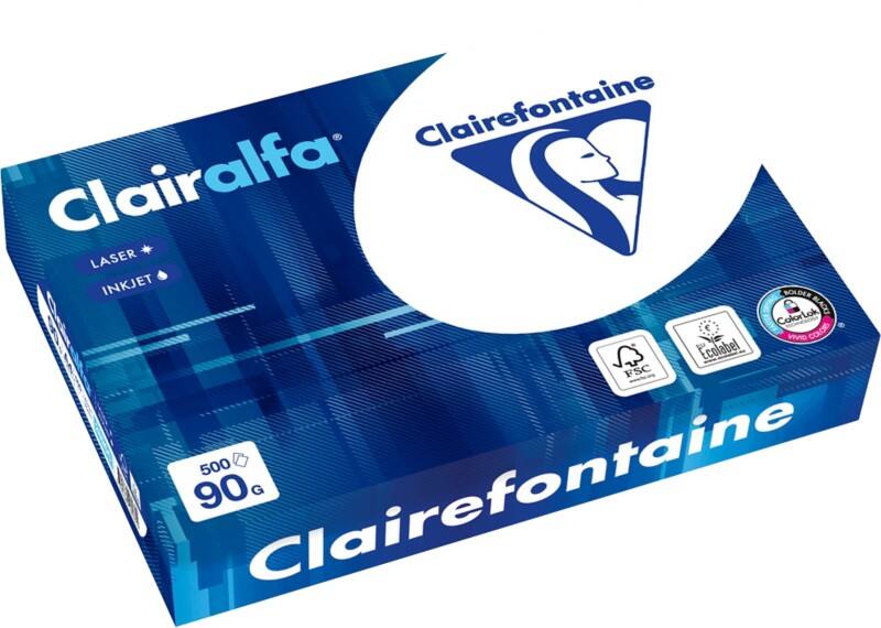 Clairefontaine Clairalfa A4 Kopieerpapier Wit 90 g/m² Glad 500 Vellen