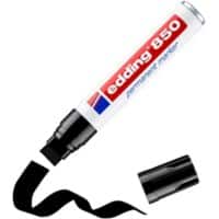 edding 850 Permanent marker Extra breed Beitelpunt 5-18 mm Zwart Navulbaar