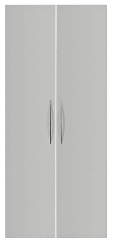 Hammerbacher Matrix Kastdeuren Zilver 790 x 16 x 1.840 mm