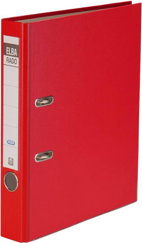 ELBA Rado Brilliant Smal Ordner A4 50 mm Rood 2 Ringen 100022609 Kunststof