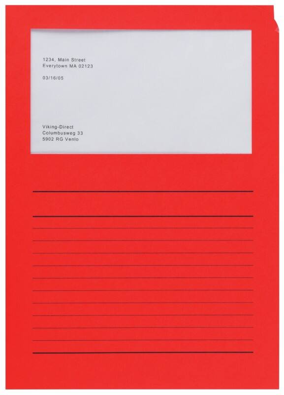 Elco Ordo Classico Sorteermap A4 Rood Papier 120 g/m² 100 Stuks