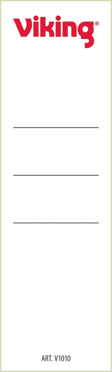Viking Insteekrugetiketten A4 Wit 10 Stuks 5 x 15,8 cm