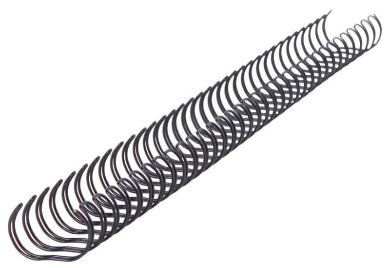 GBC Draadbindruggen WireBind A4 14 mm 125 Vellen Metaal Zwart 100 Stuks