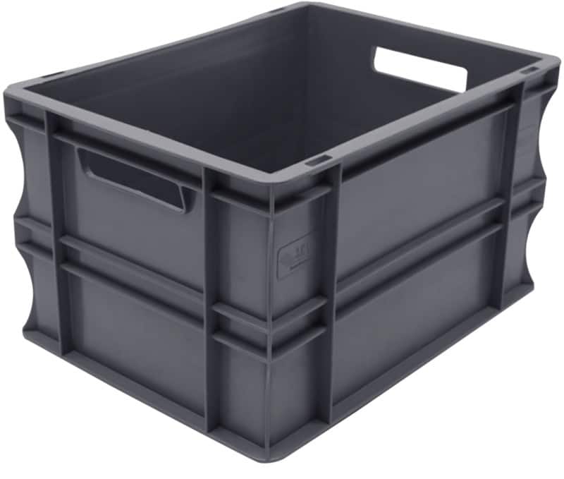 Viso Kunststof Transportbak 20 l Grijs 40 x 30 x 22 cm
