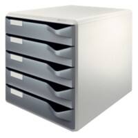 Leitz Ladekastje PS (Polystyreen) Grijs 5 Lades 28,5 x 35,5 x 29 cm