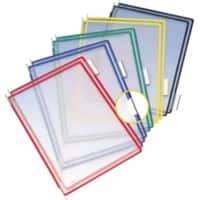 Djois Tarifold Zichtpaneel 10 Panelen A4 PVC (Polyvinylchloride) Kleurenassortiment 10 Stuks