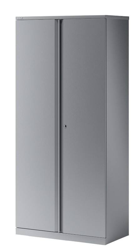 Bisley Draaideurkast 4 Planken Afsluitbaar 914 x 470 x 1.970 mm Zilver