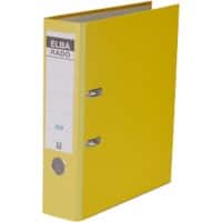 ELBA Rado Brilliant Breed Ordner A4 80 mm Geel 2 Ringen 100022613 Karton, PP (Polypropeen)