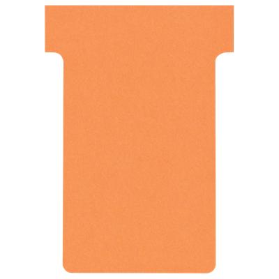 Nobo T-kaartjes Maat 2 Oranje 6 x 8,5 cm 100 Stuks