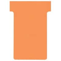 Nobo T-kaartjes Maat 2 Oranje 6 x 8,5 cm 100 Stuks