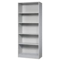 Hammerbacher Hout Boekenkast 4 Planken 800 x 400 x 2.004 mm Grijs
