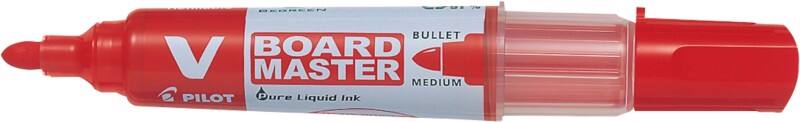 Pilot V-Board Master Niet-permanent Rood Medium Ronde punt 2,3 mm 91% Gerecycled